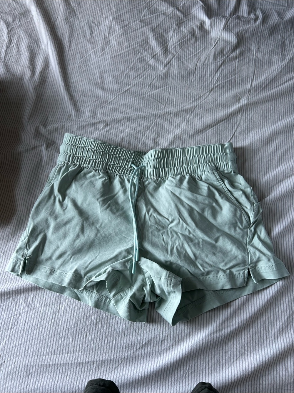 Avalanche Light Aqua Women's Athletic Drawstring Shorts
